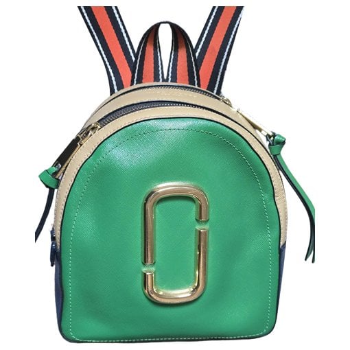Leather backpack