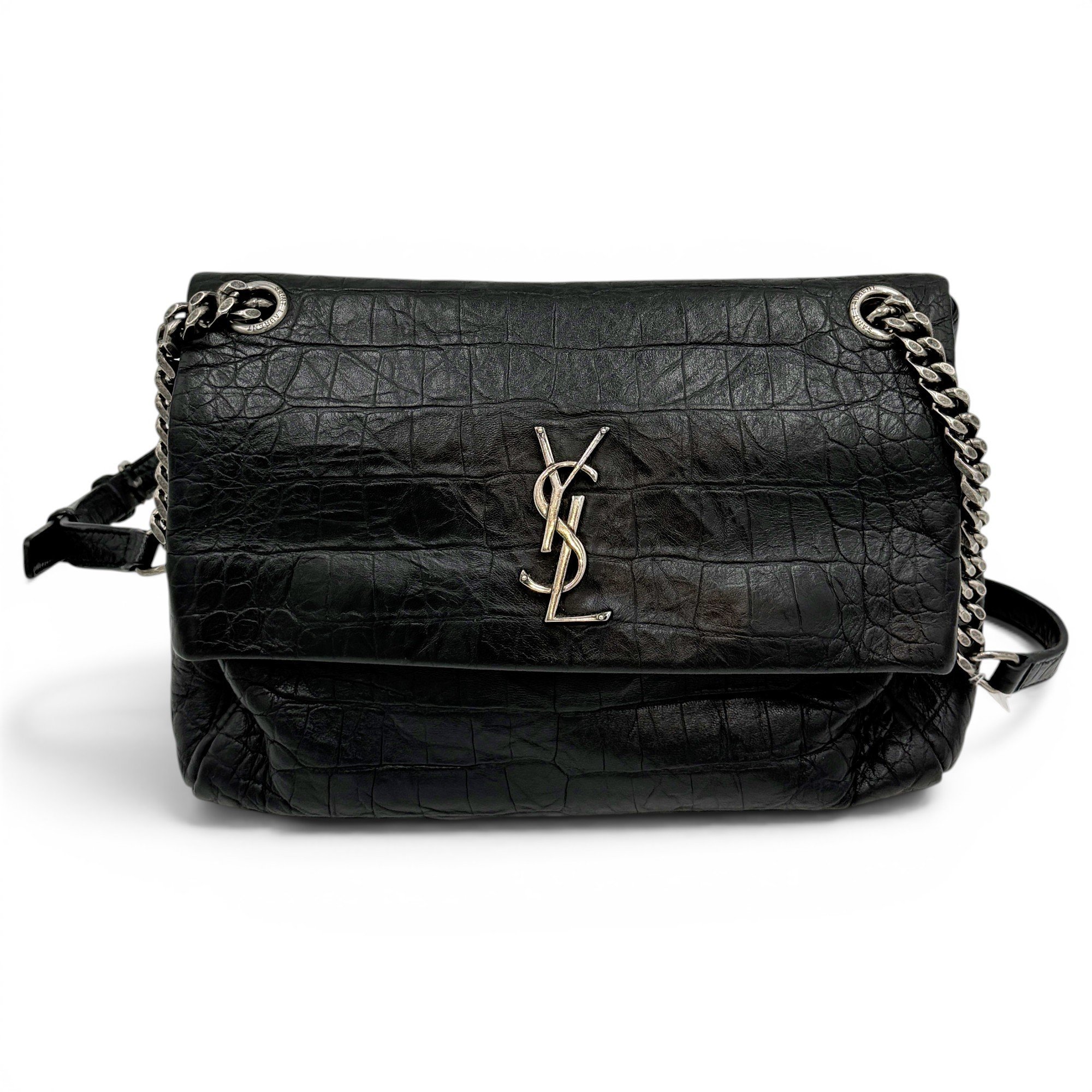Collége monogramme leather handbag