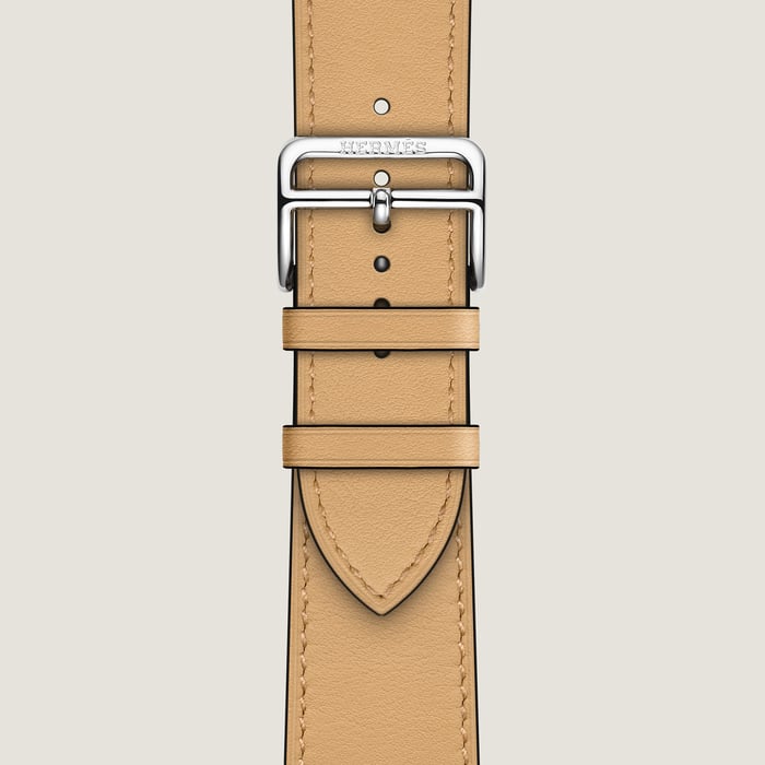 Naturel Sable Band Apple Watch Hermès Single Tour 45 MM