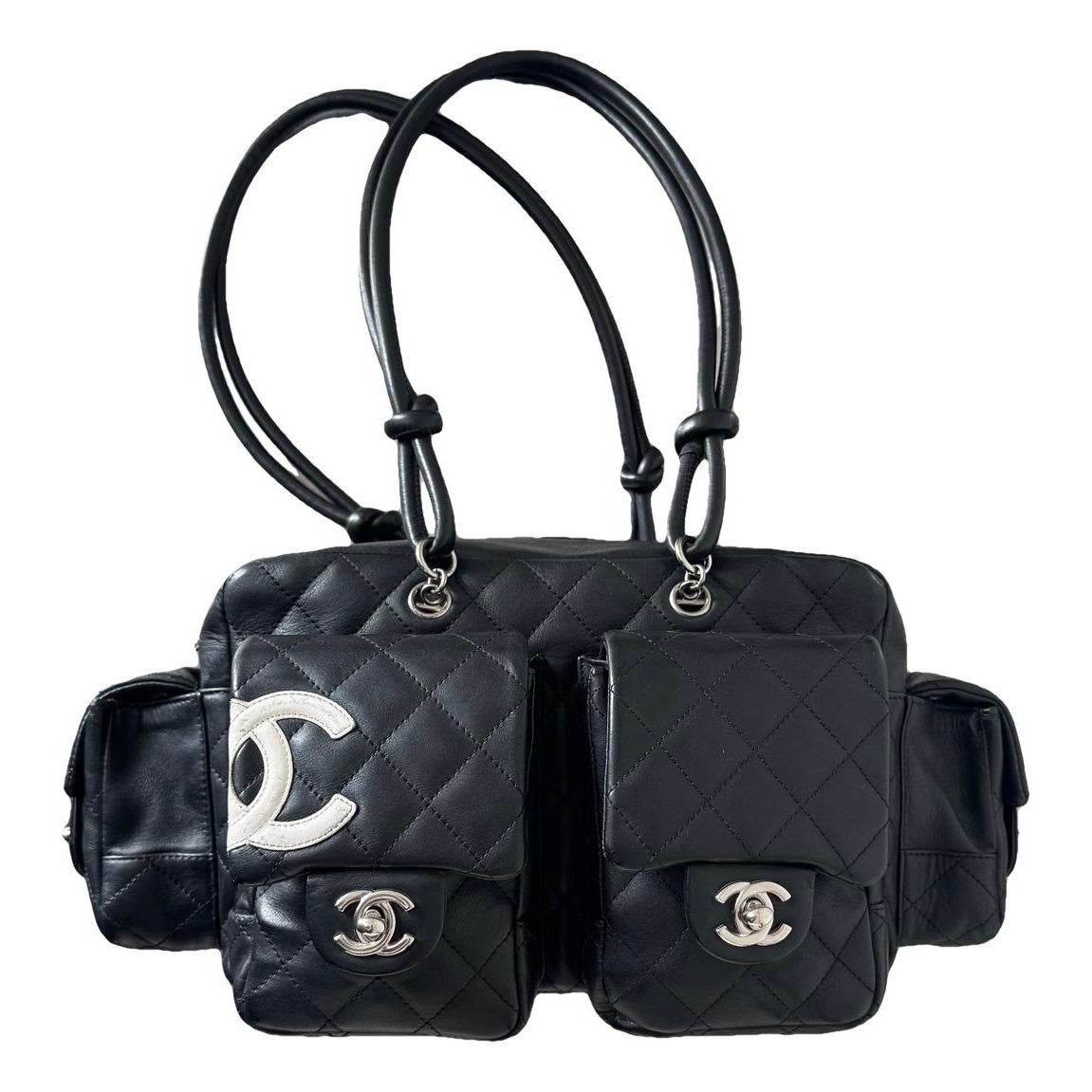 Cambon Reporter leather handbag
