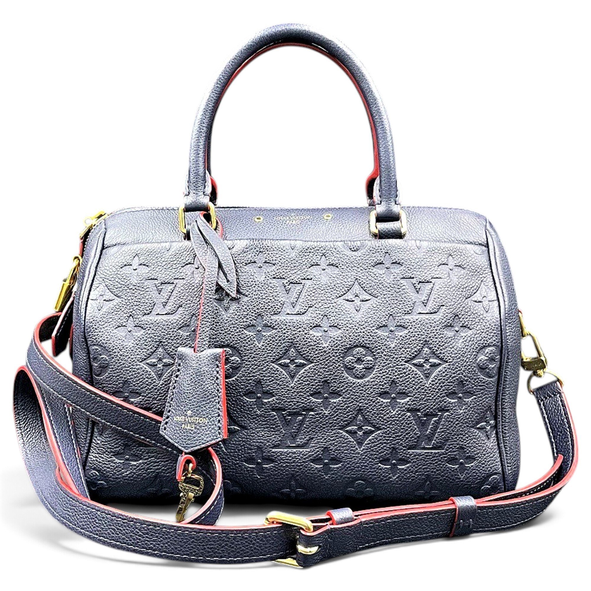 Speedy leather handbag