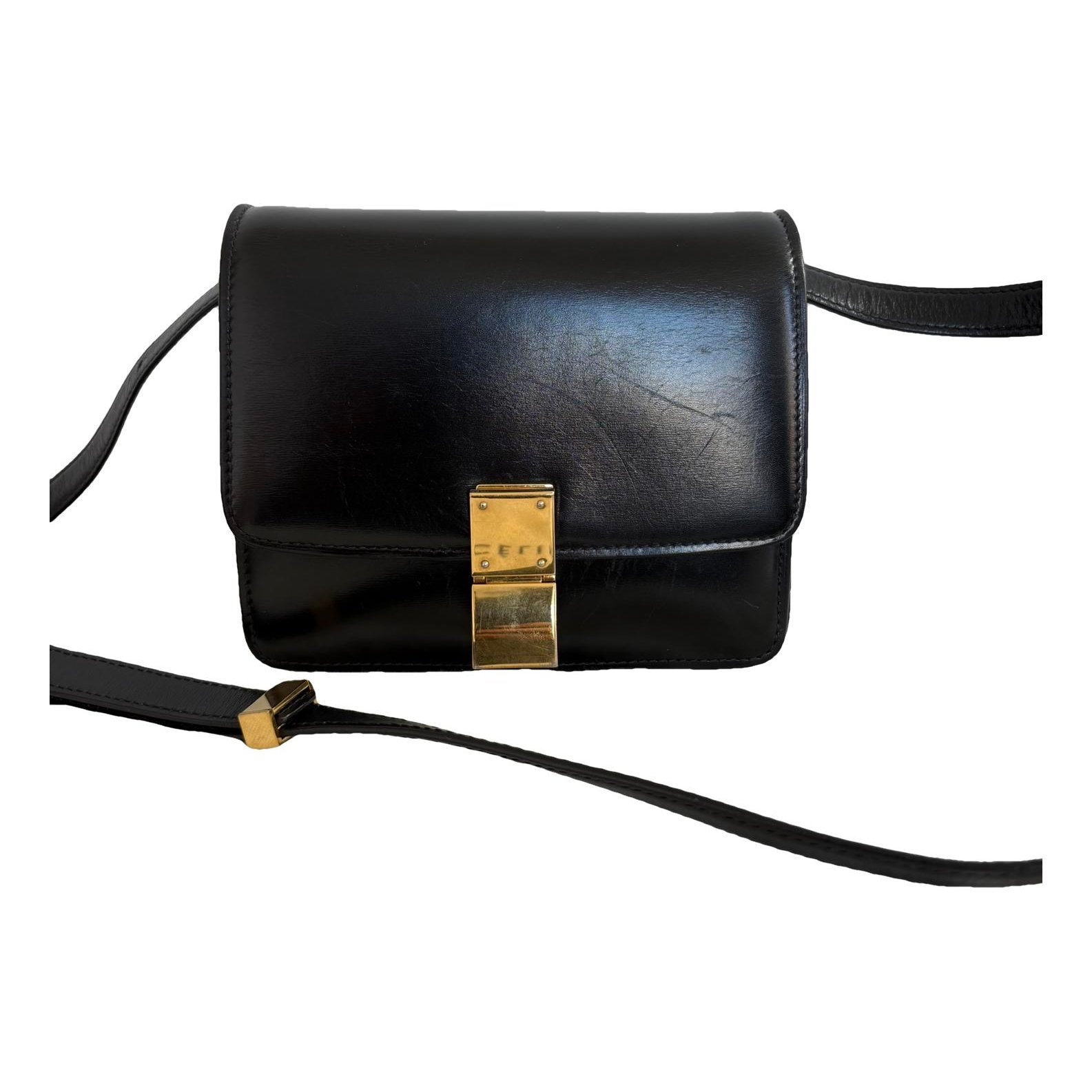 Leather handbag