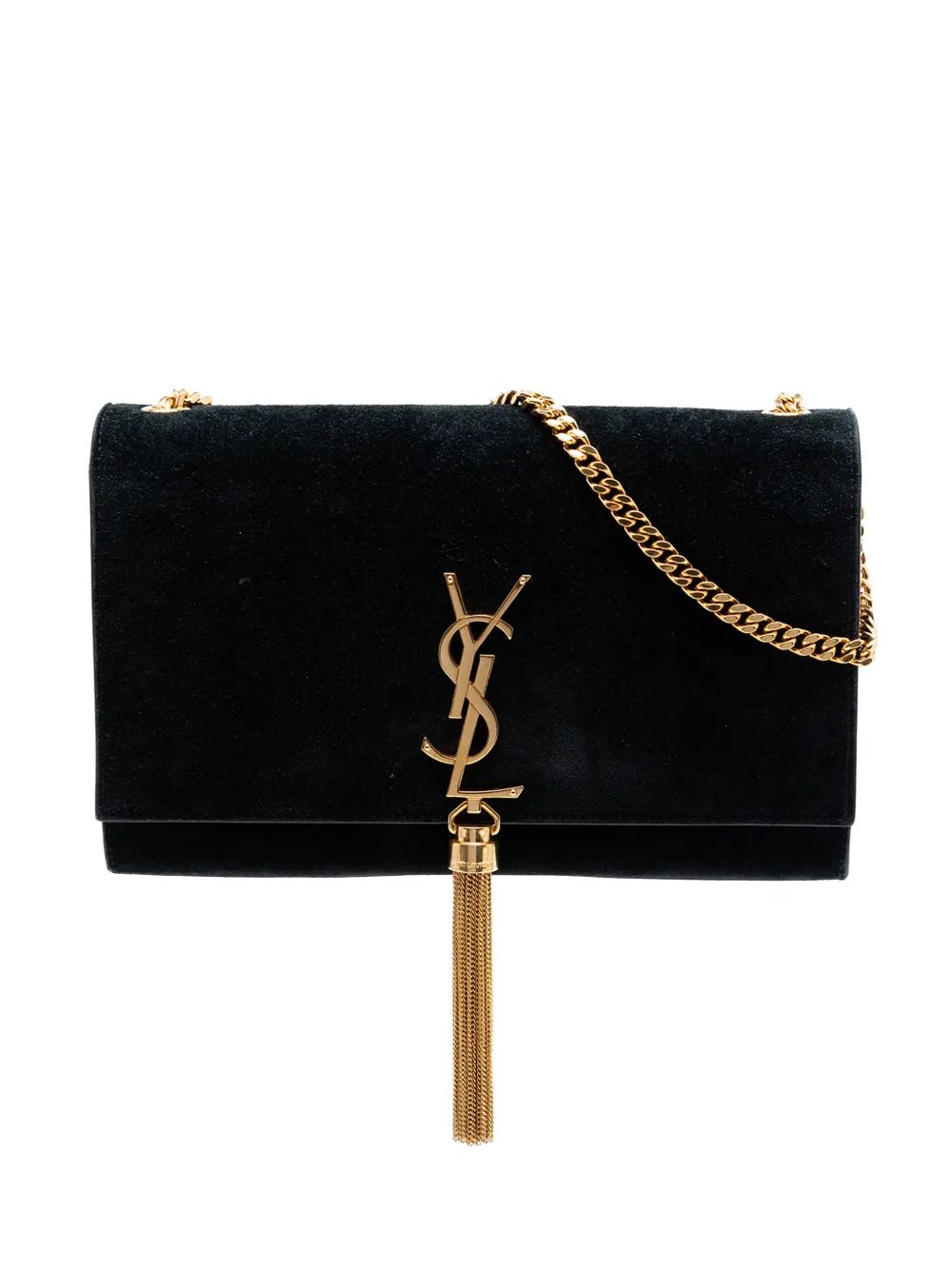2017 Medium Suede Monogram Kate Tassel crossbody bag