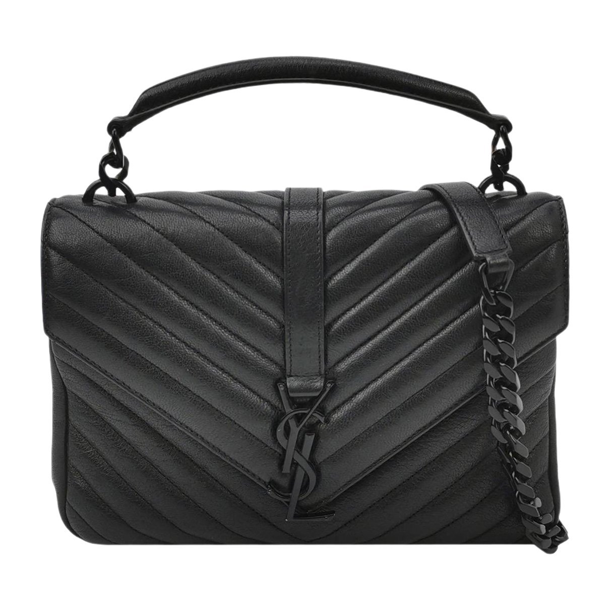 Collége monogramme leather handbag