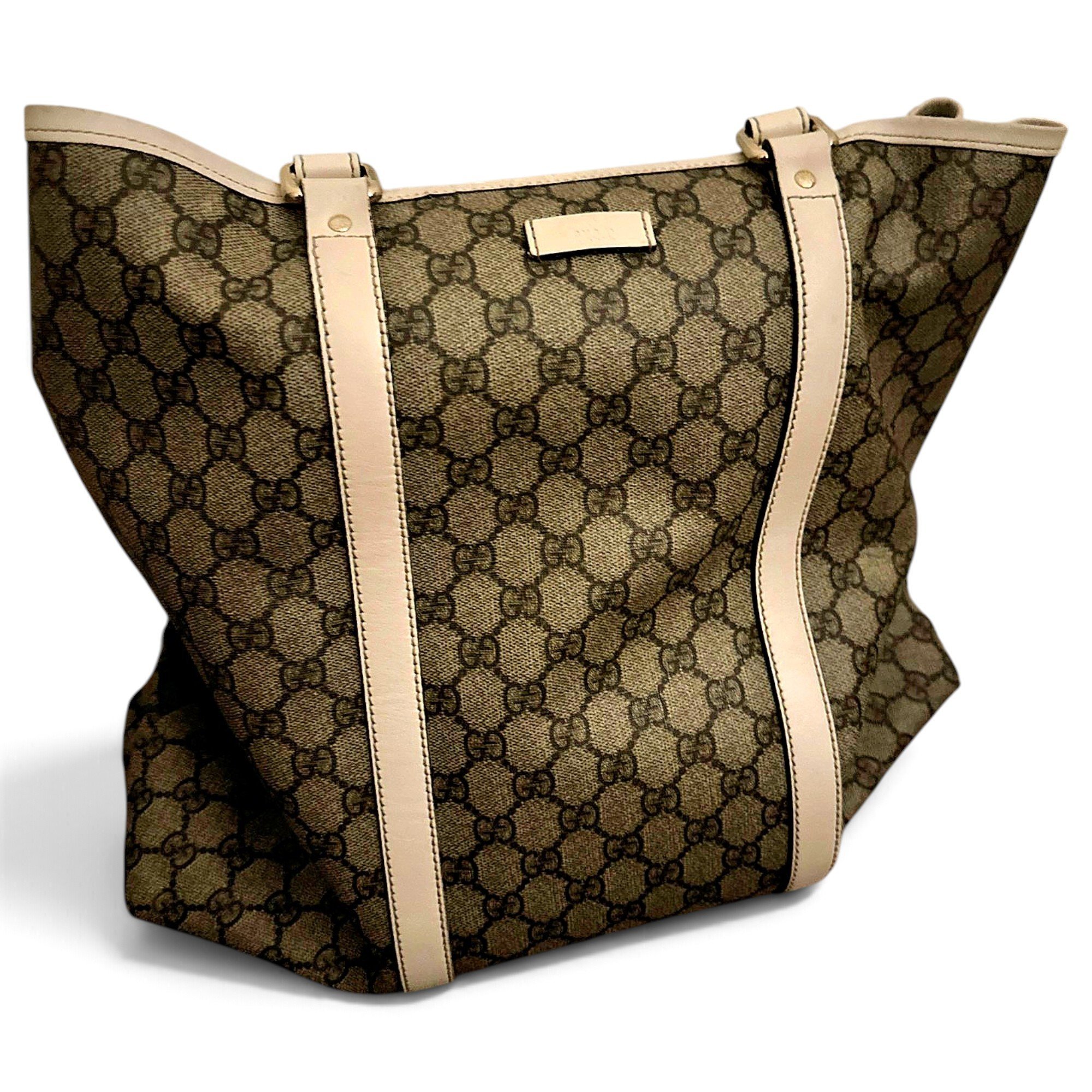 Leather tote