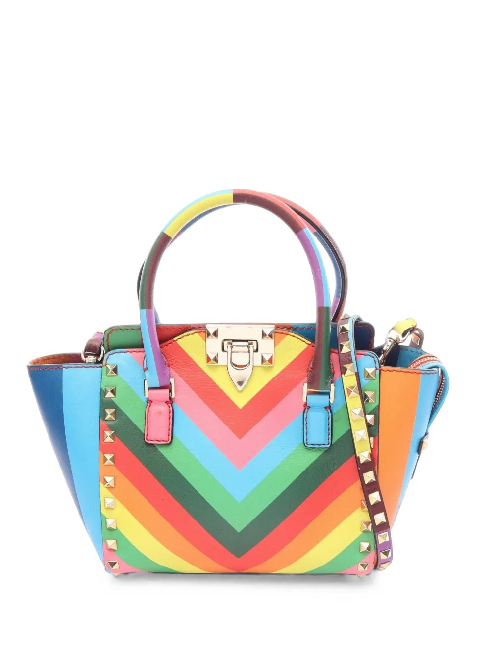 Valentino Garavani 2010s Rockstud 1973 two-way handbag