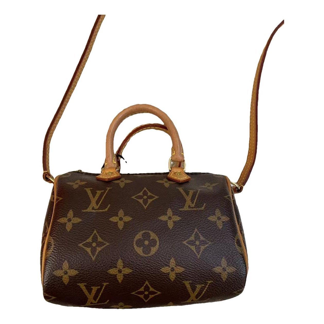 Nano Speedy / Mini HL leather handbag