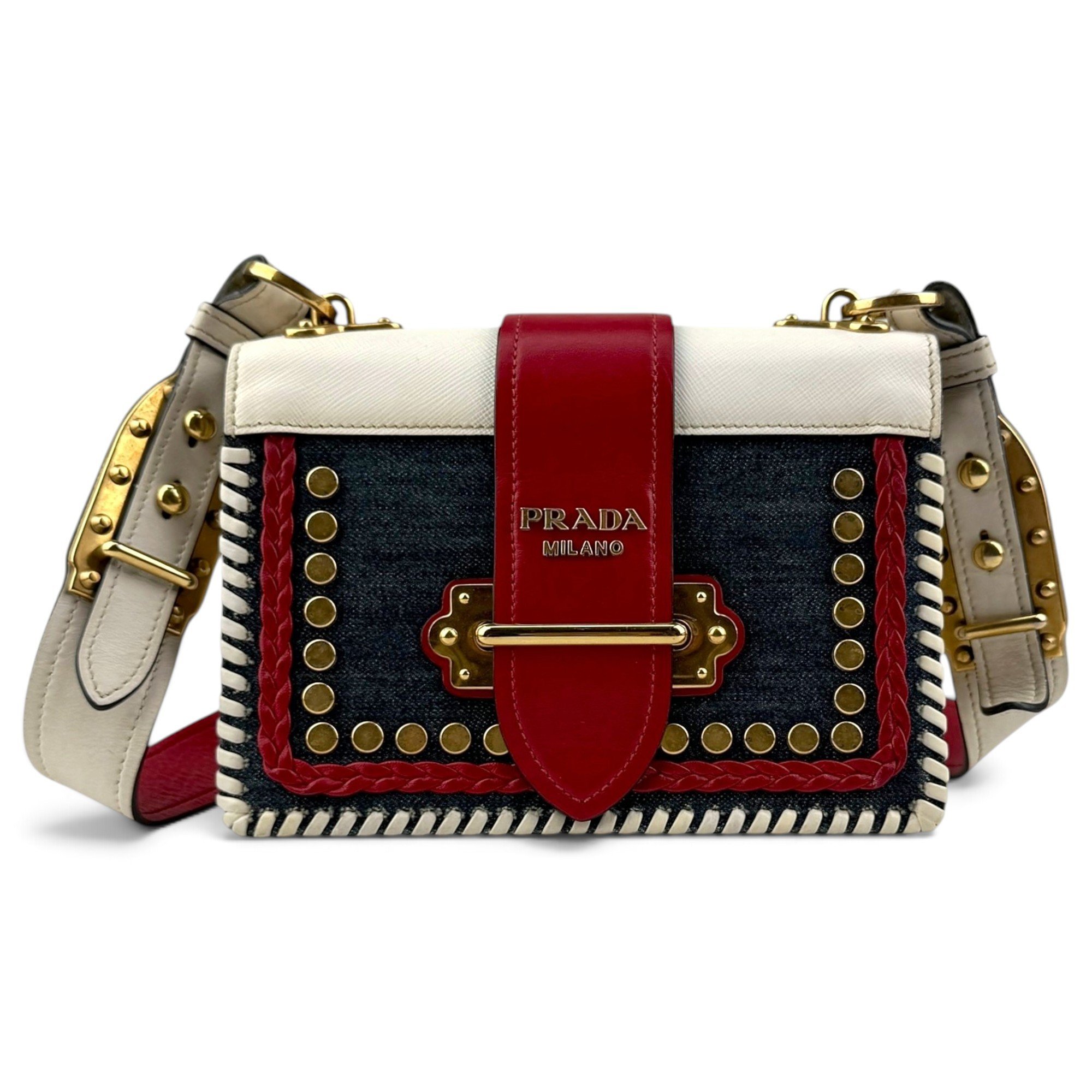 Cahier leather handbag
