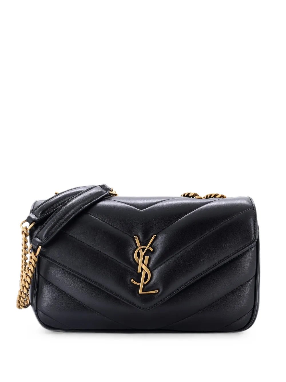 Loulou NM Shoulder Bag Matelasse Chevron Leather Small crossbody bag
