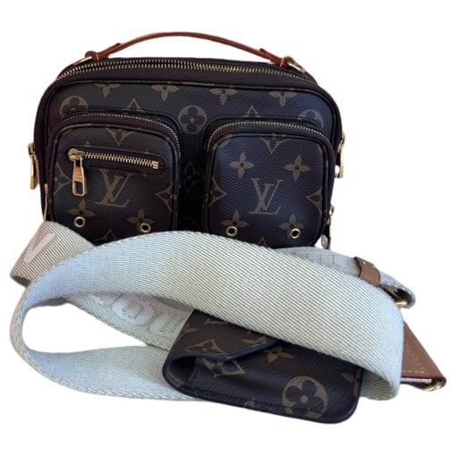 Croisé Utility leather handbag