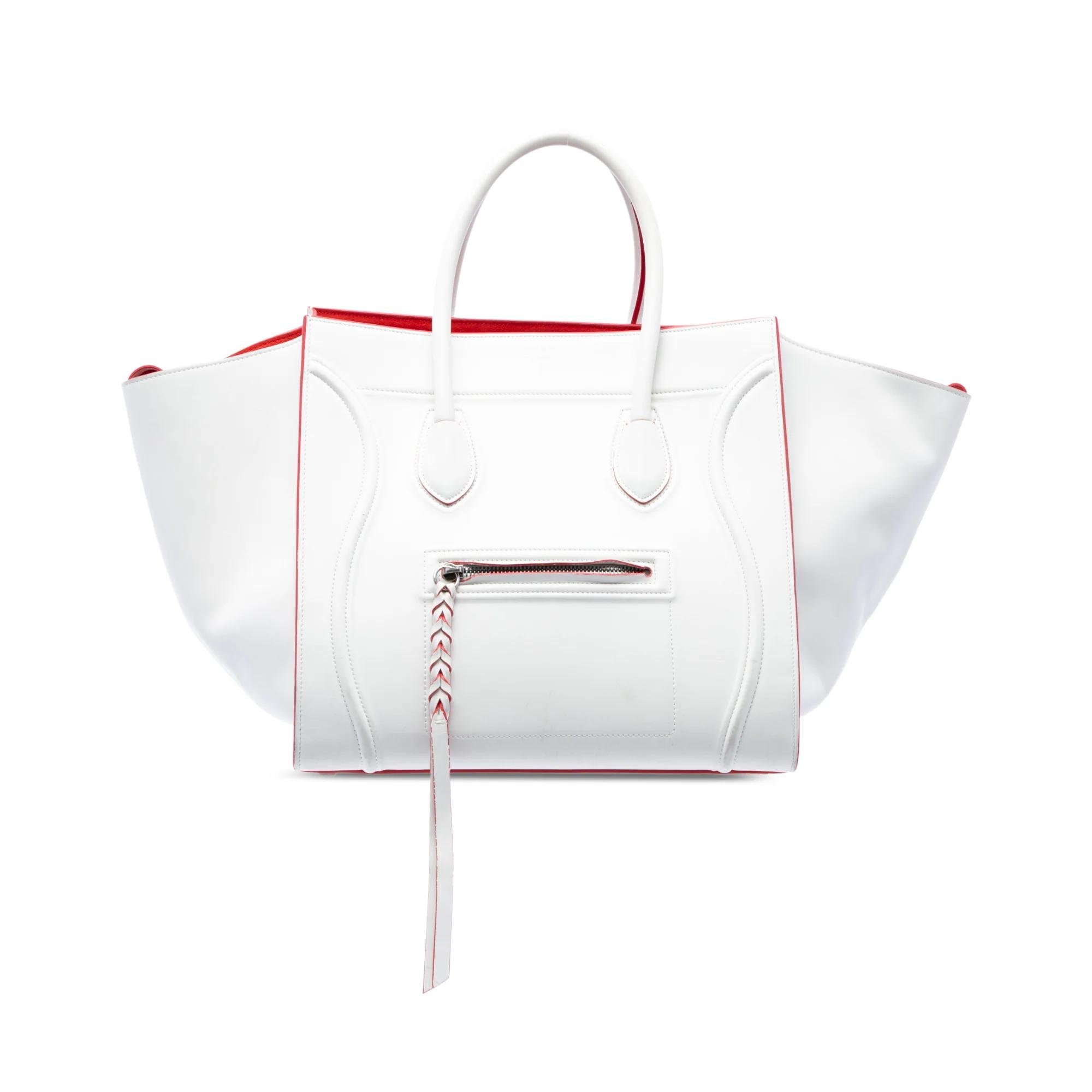 Luggage pony-style calfskin handbag