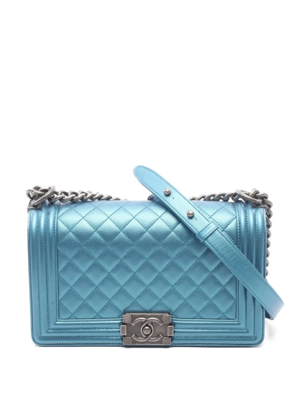 2017-2018 Boy Chanel quilted shoulder bag