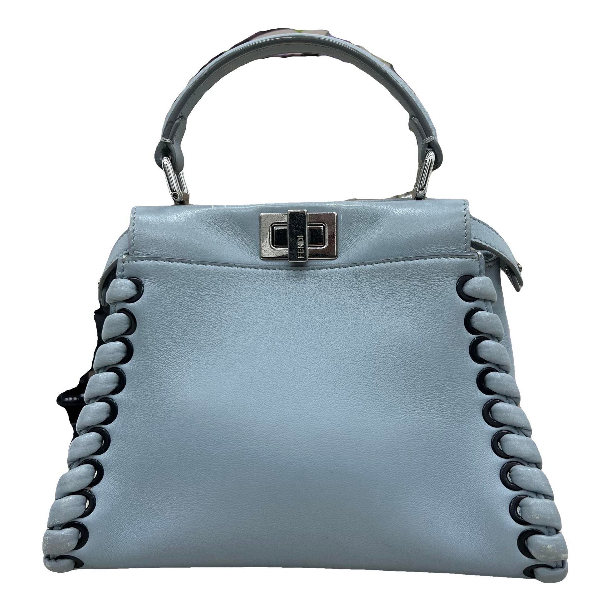 Peekaboo leather handbag