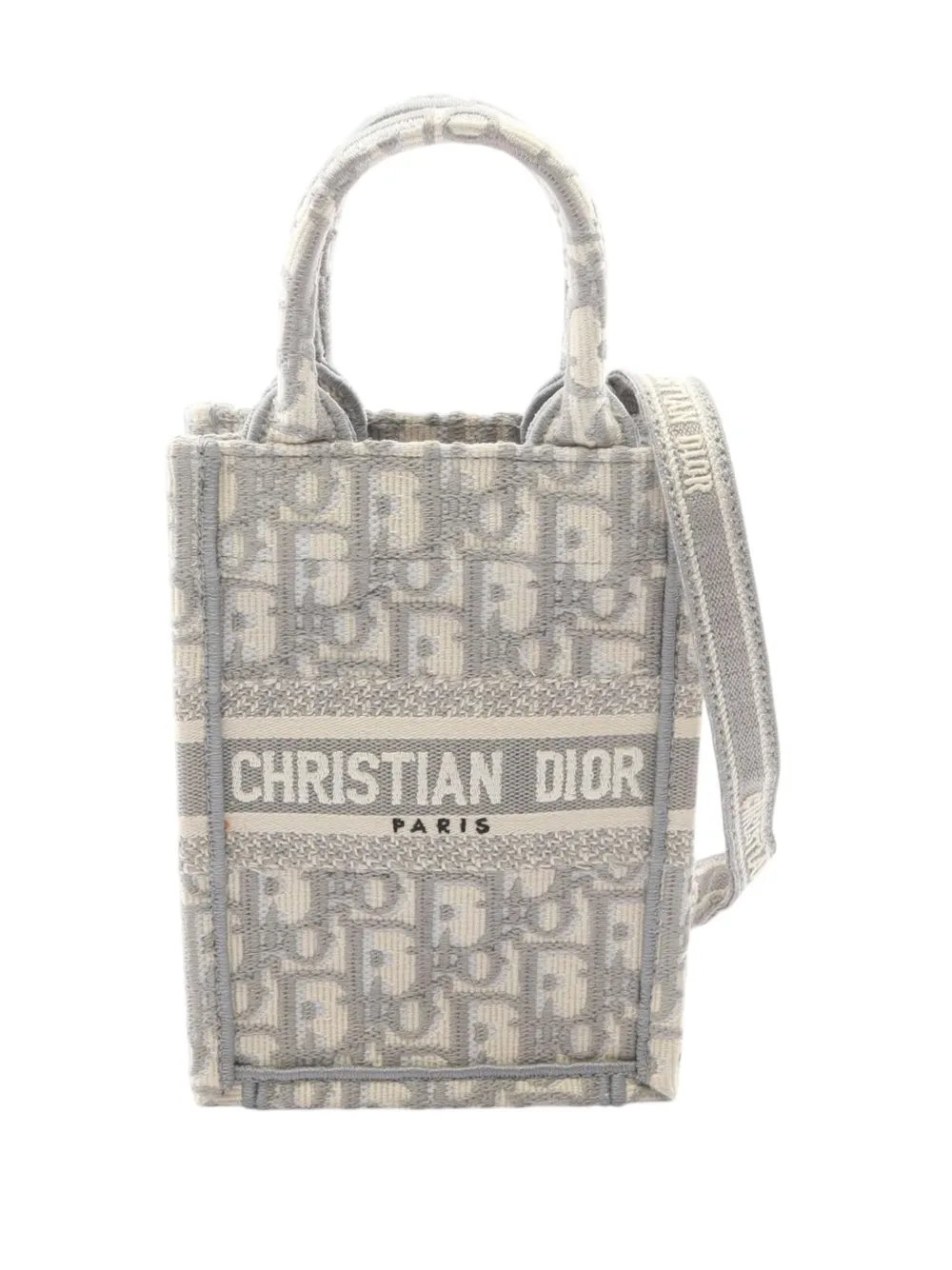2020-2026 Mini Oblique Canvas Vertical Book Tote satchel