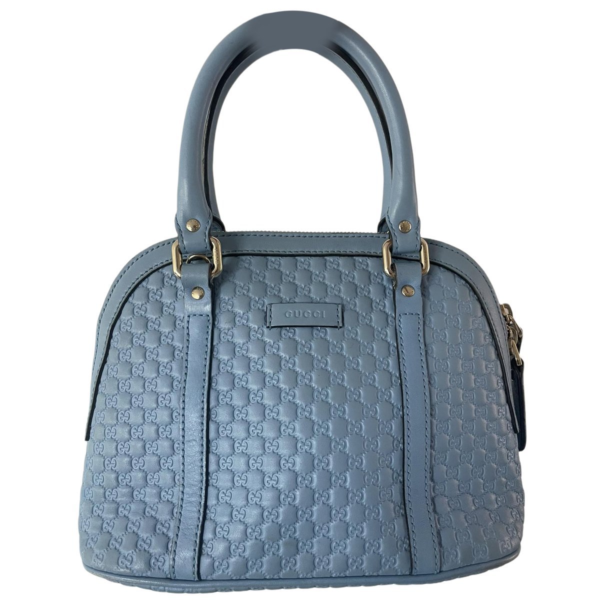 Dôme leather handbag