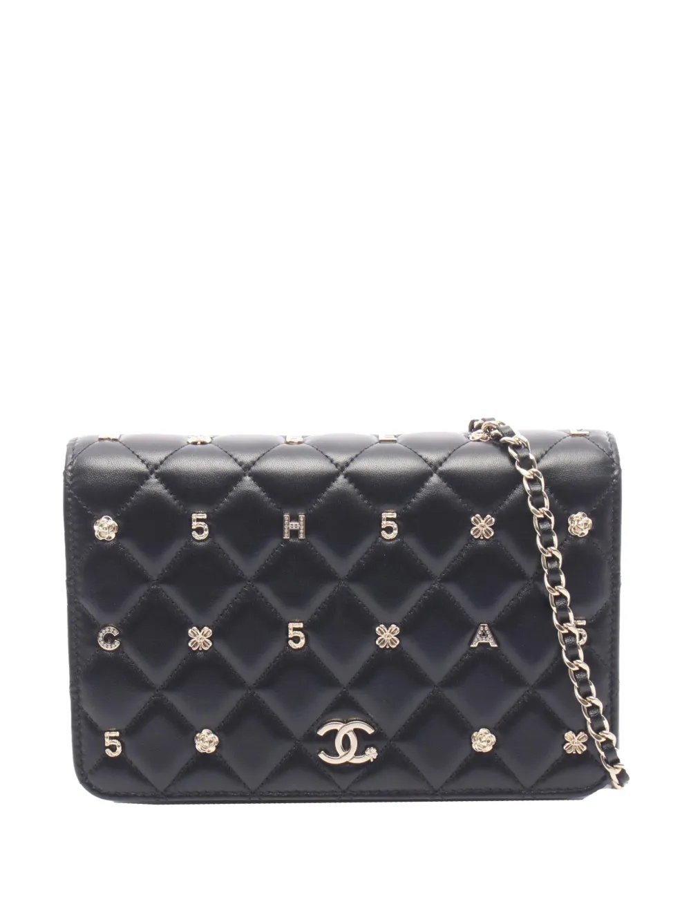 2020 Quilted Lambskin All About Chanel Charm Wallet On Chain crossbody bag