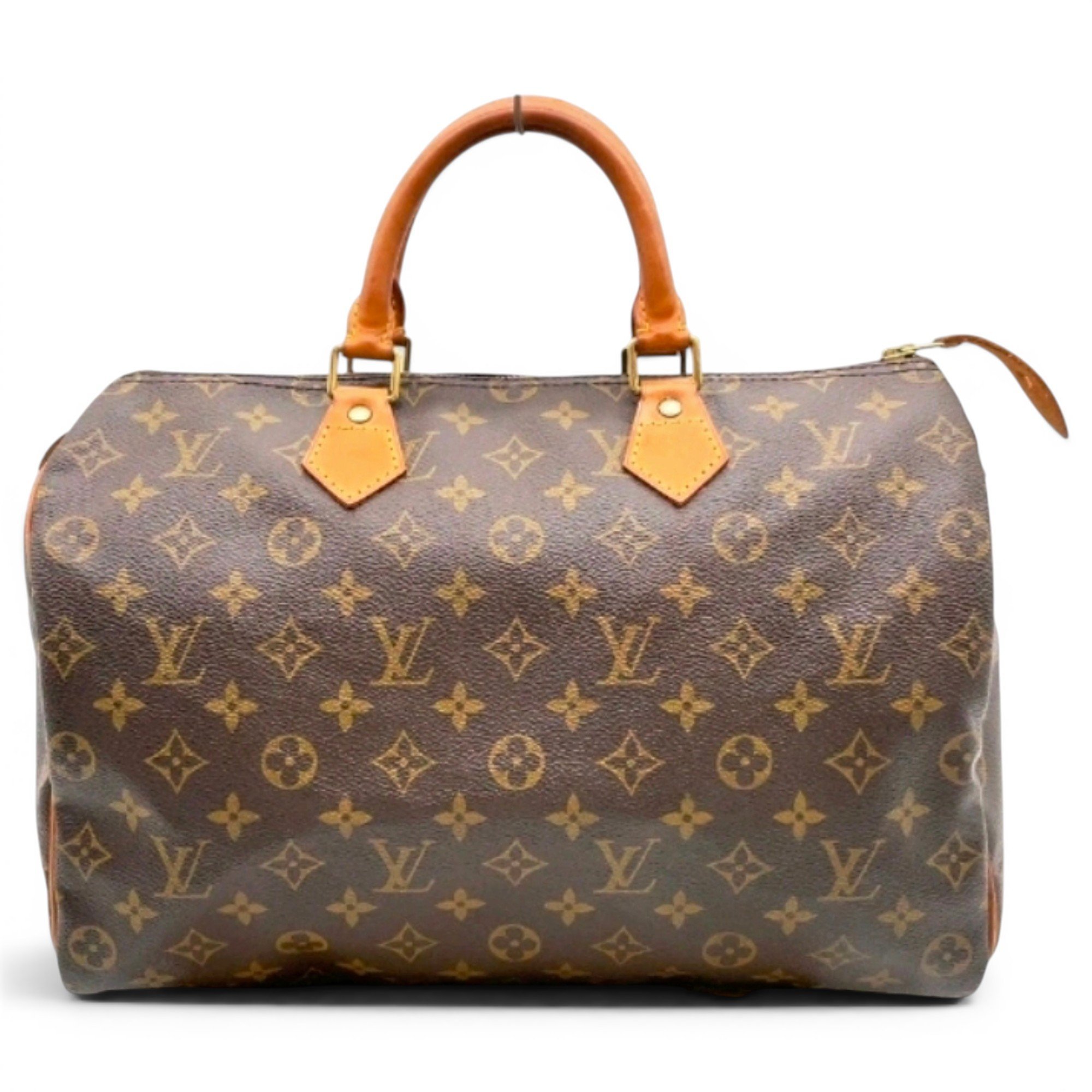 Speedy leather handbag