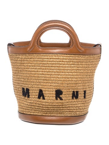 Marni Straw Bucket Bag