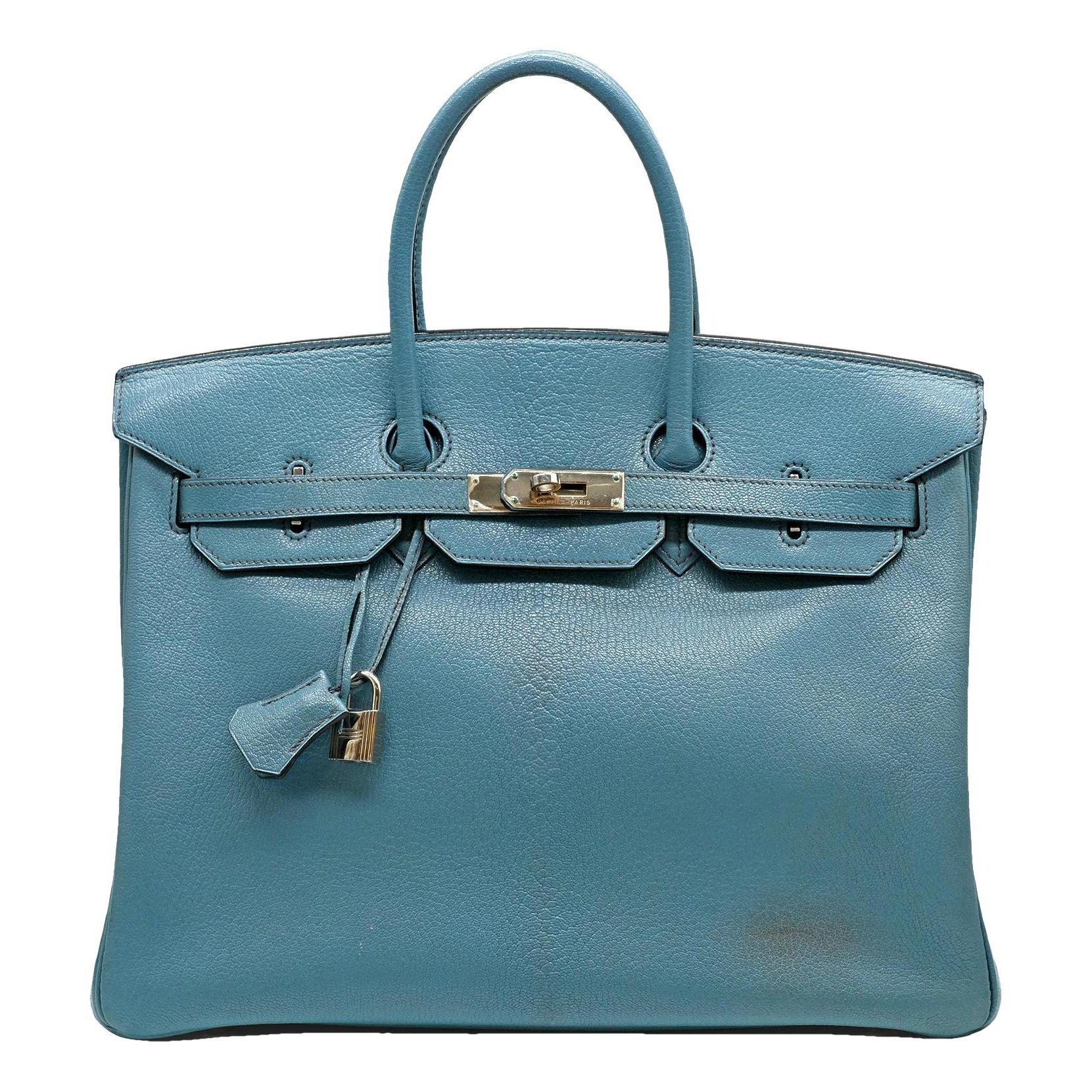 Birkin 35 leather handbag