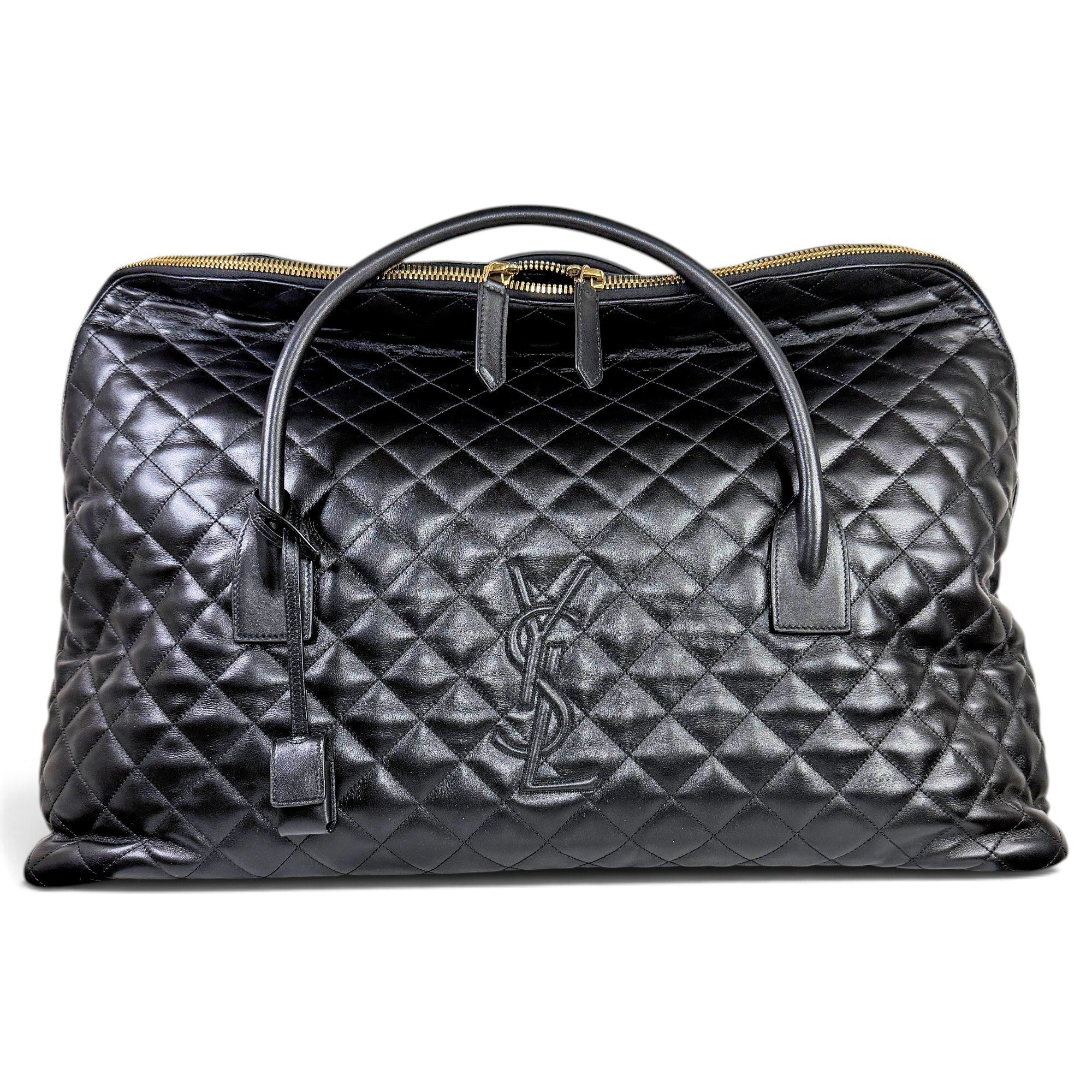 Leather travel bag