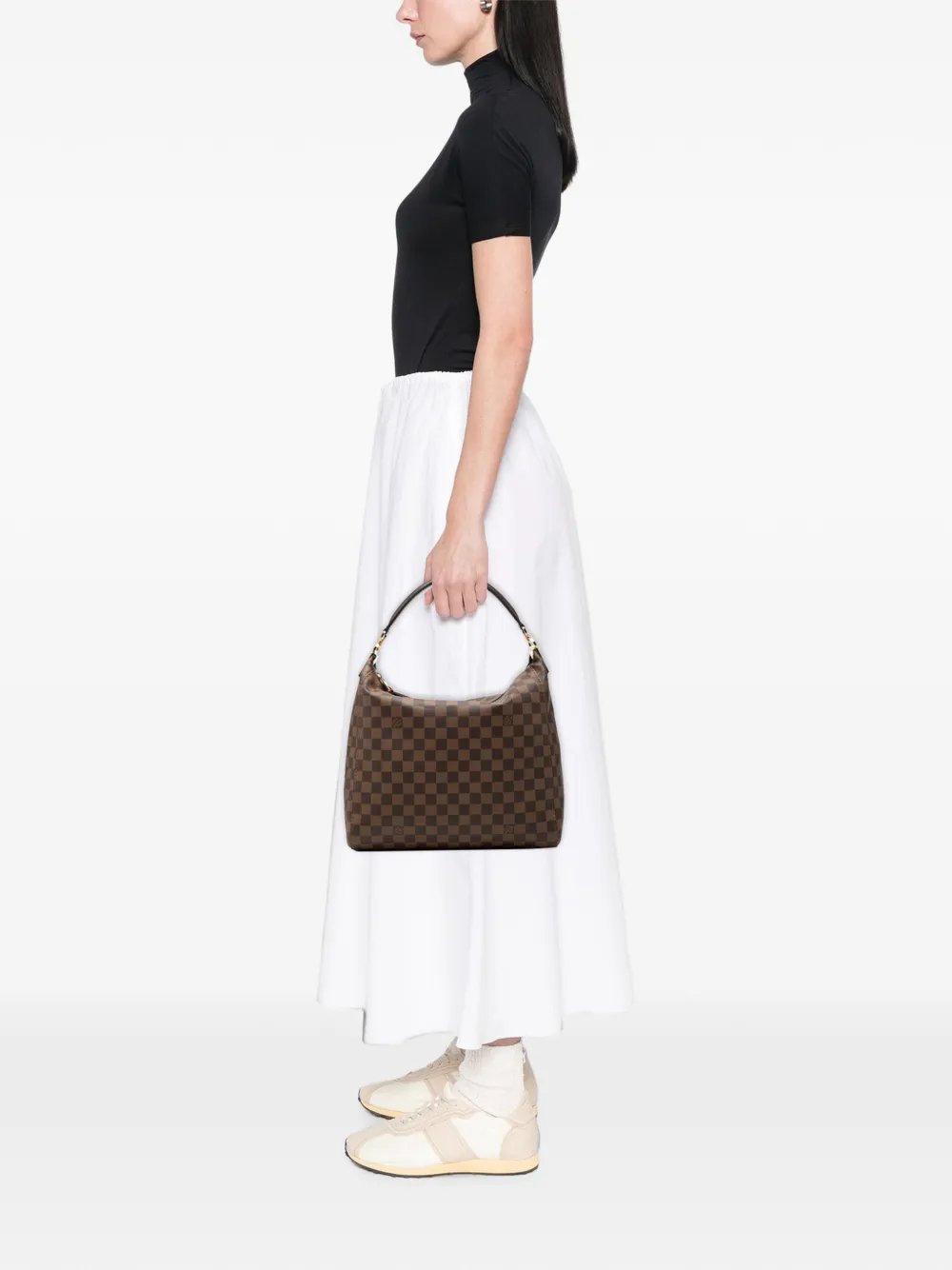2012 Damier Ebene Portobello PM shoulder bag