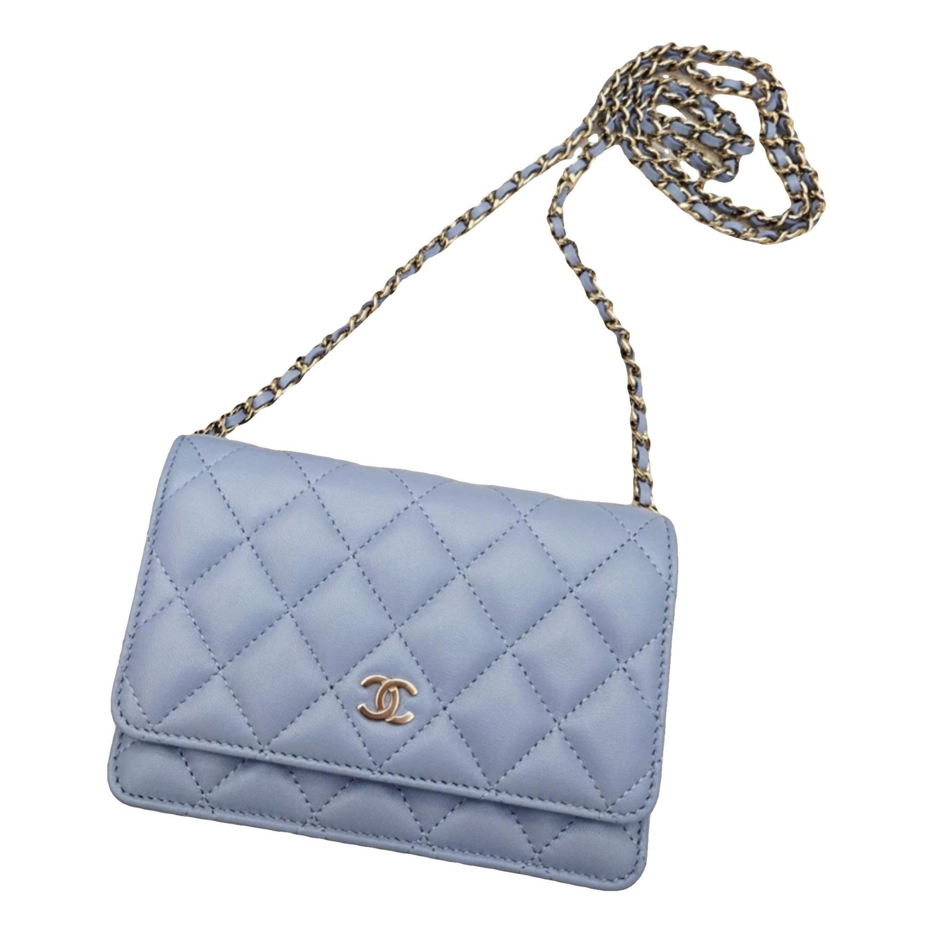 Wallet On Chain Timeless/Classique leather crossbody bag