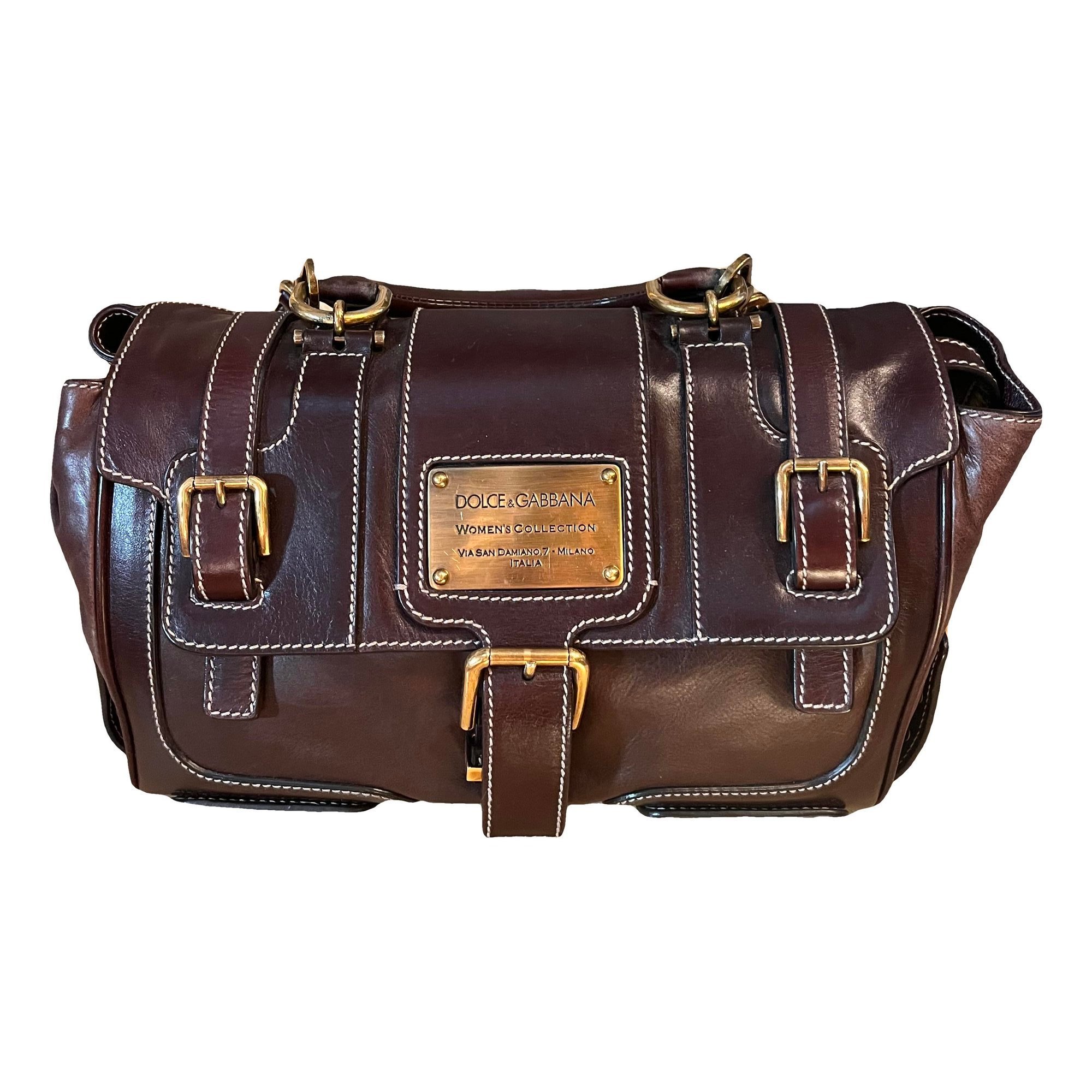 Leather satchel