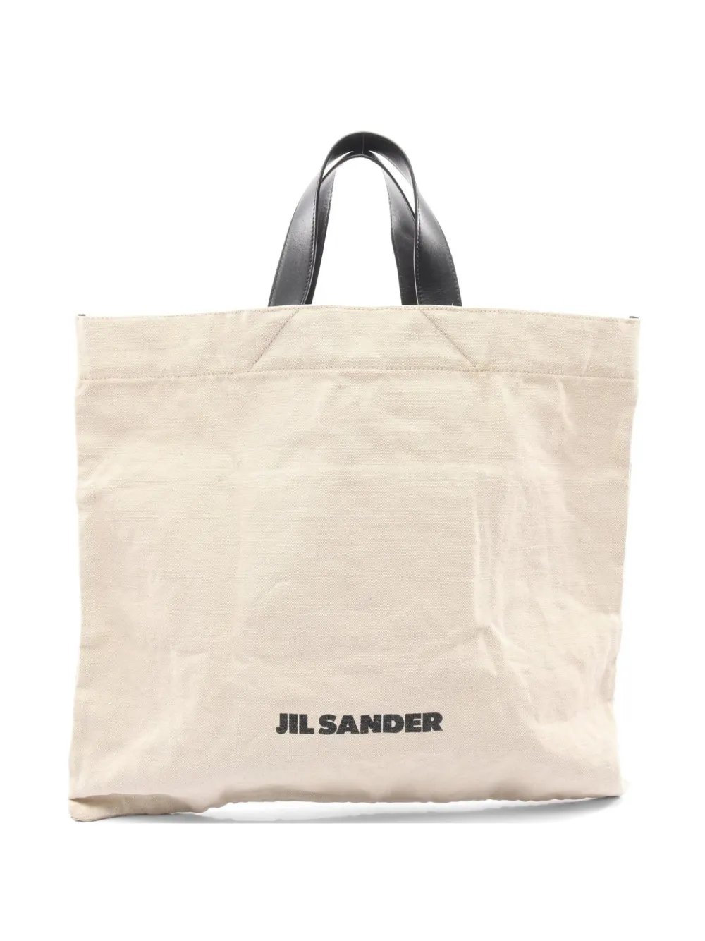 Jil Sander 2010s flat shopper tote bag
