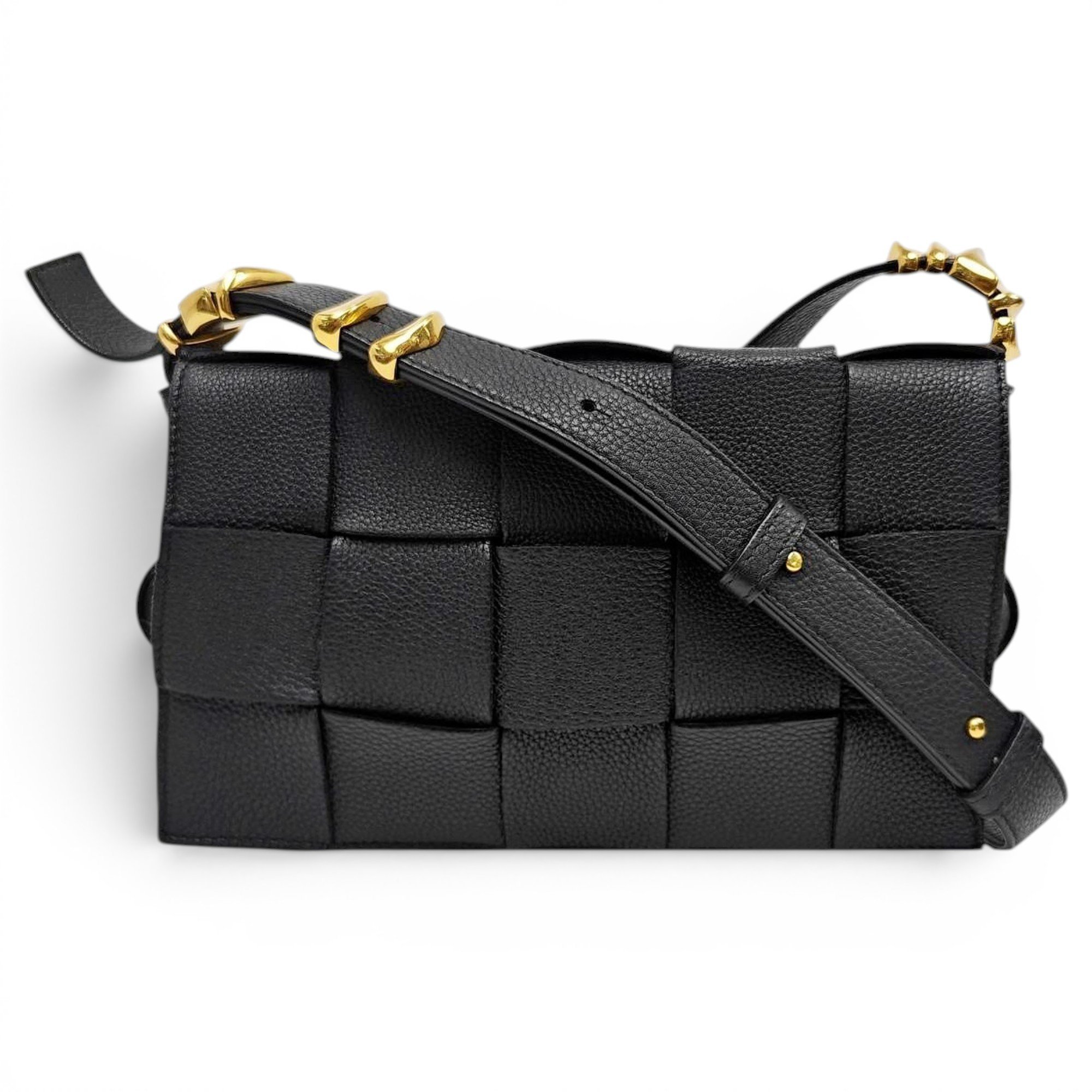 Cassette leather handbag