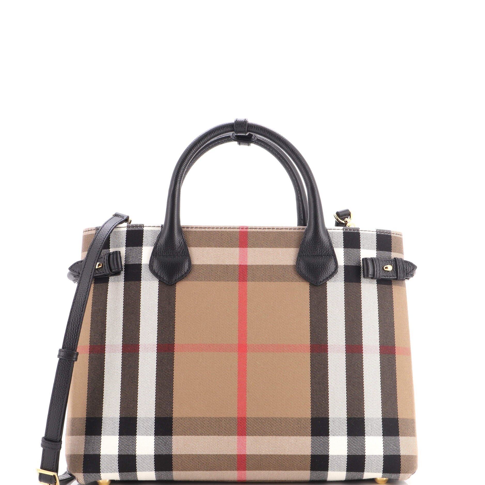 Banner Tote House Check Canvas Medium