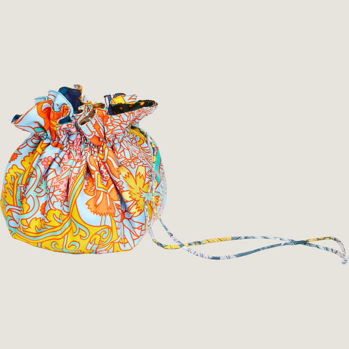 Random Reversible Silk Coin Purse GM