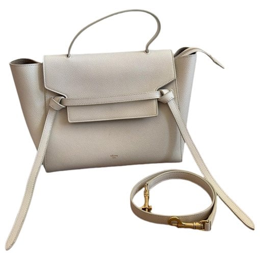 Belt leather handbag