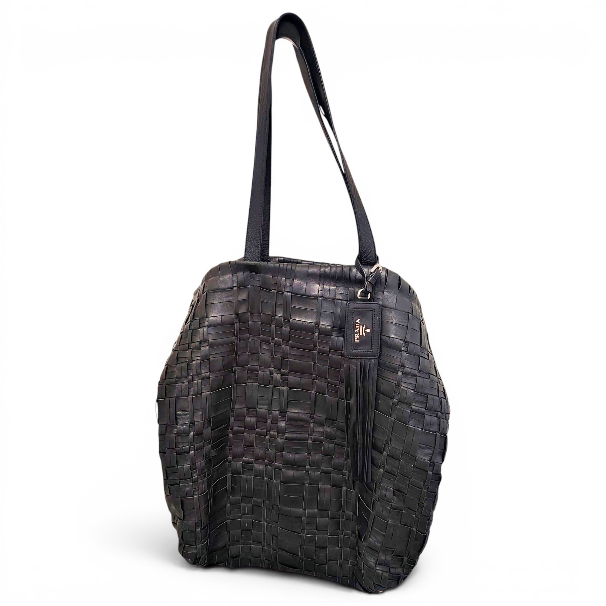 Leather tote