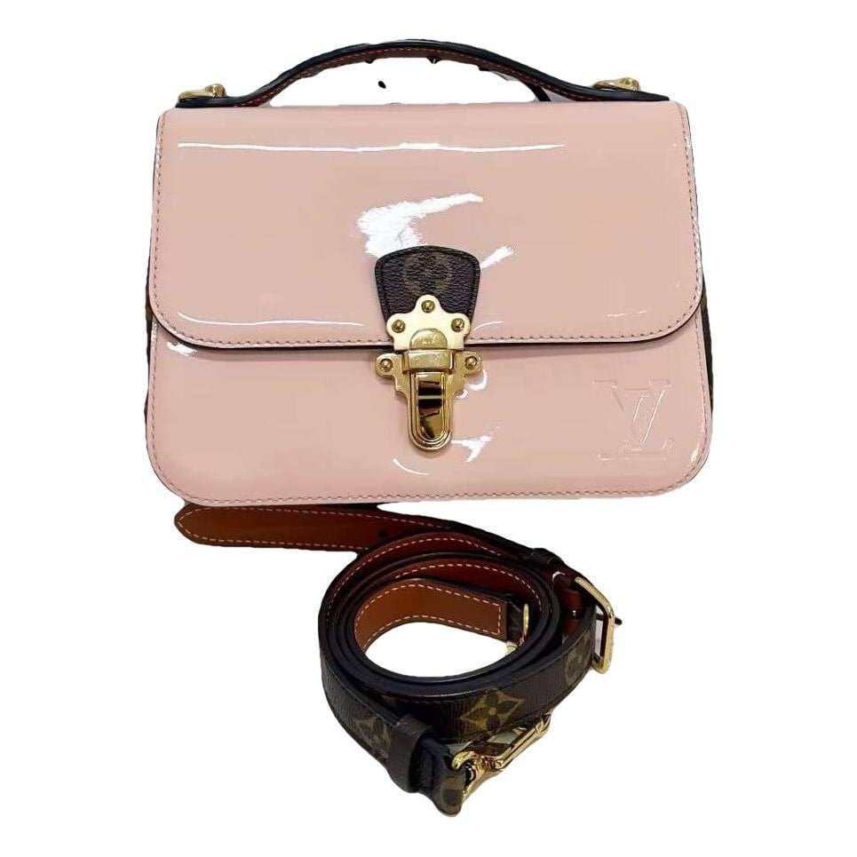 Cherrywood patent leather handbag