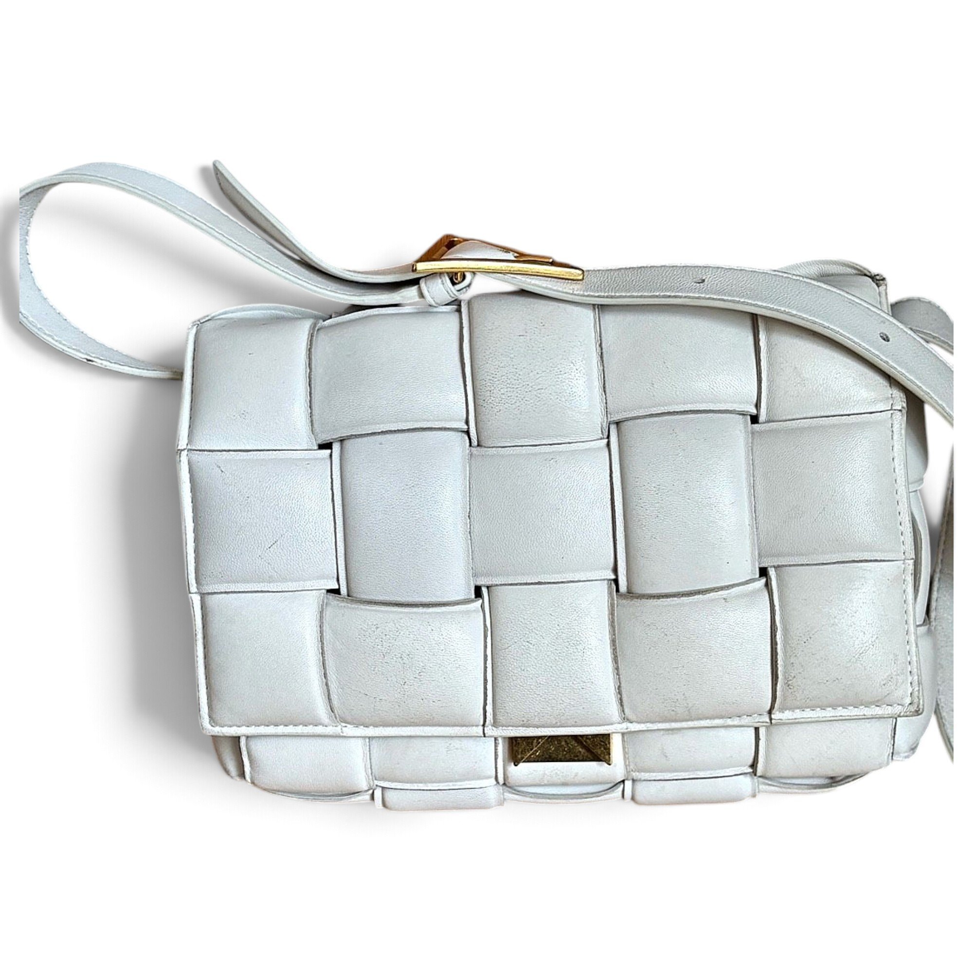 Cassette Padded leather crossbody bag