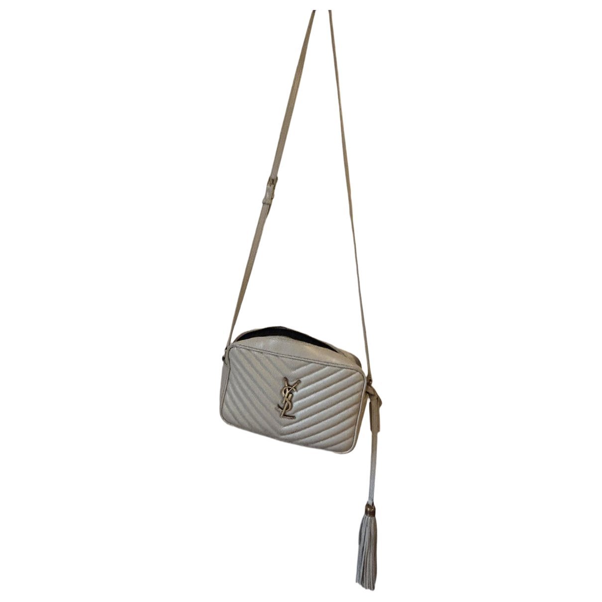 Camera Lou leather crossbody bag