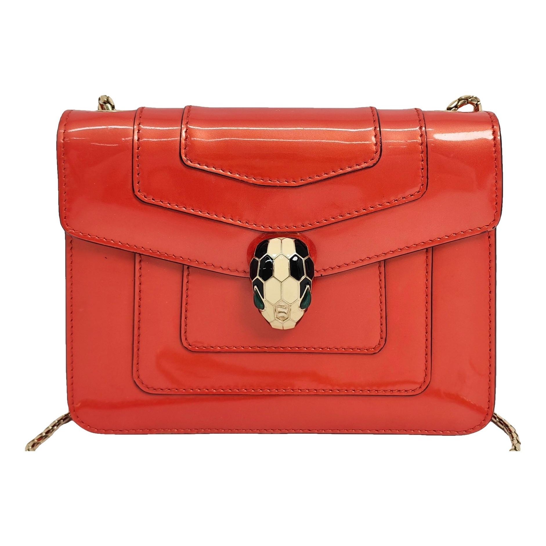 Serpenti leather crossbody bag