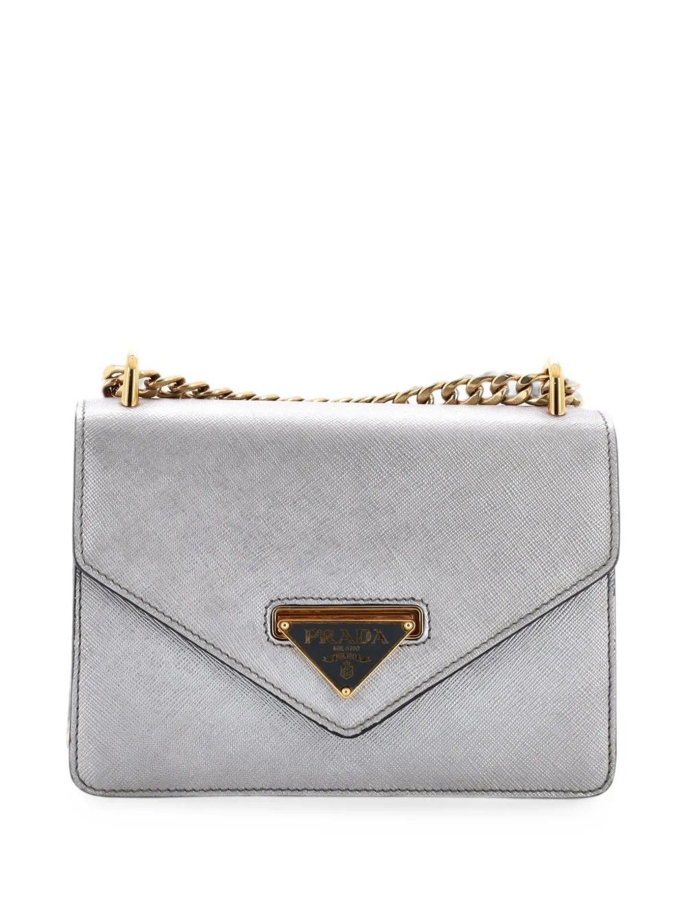 Envelope Flap Chain Shoulder bag Saffiano Leather Small crossbody bag