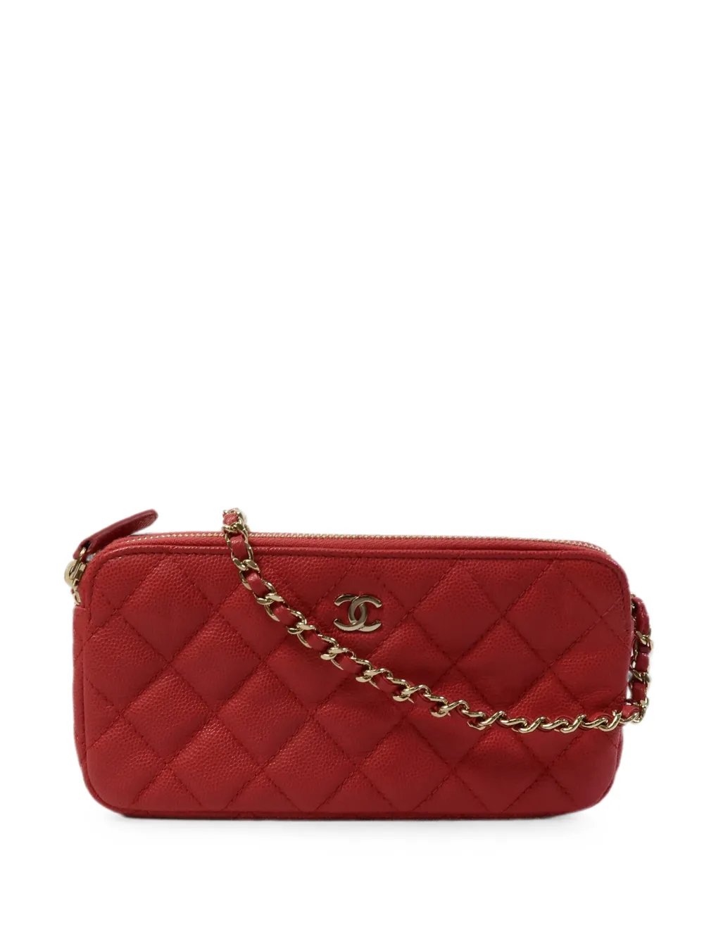 zipper CC shoulder bag