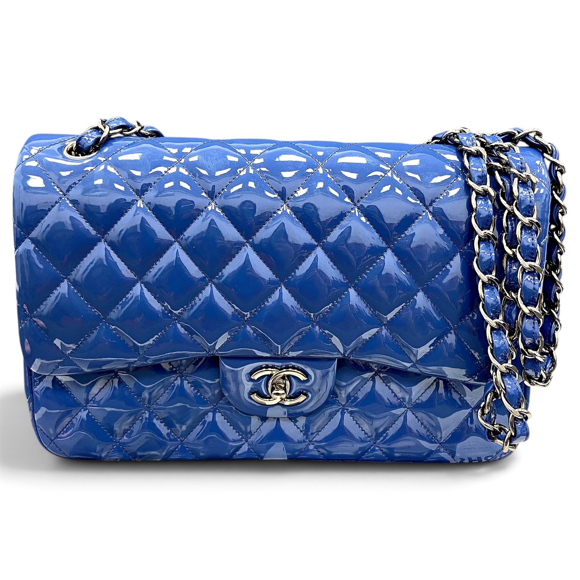 Timeless/Classique patent leather handbag