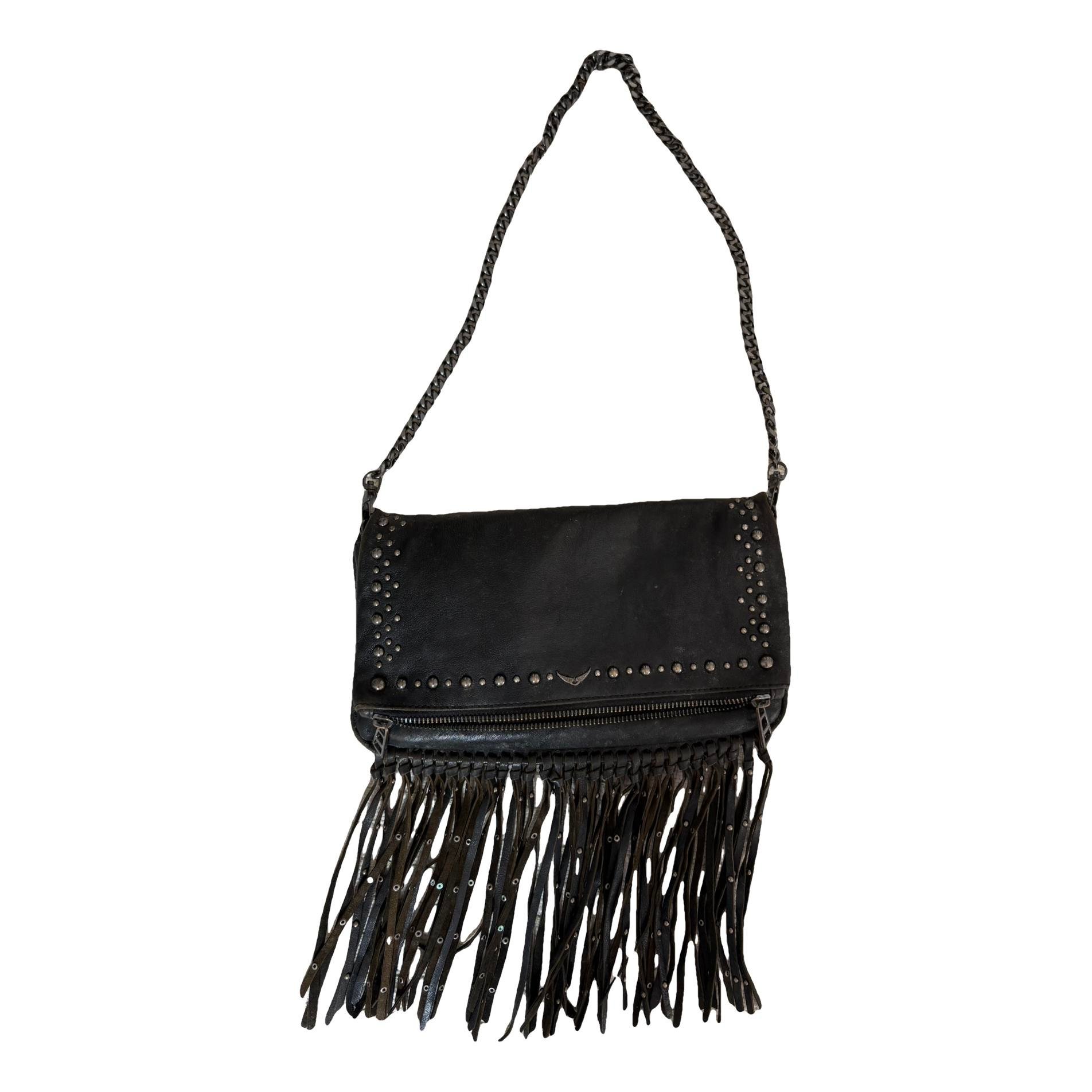 Leather crossbody bag