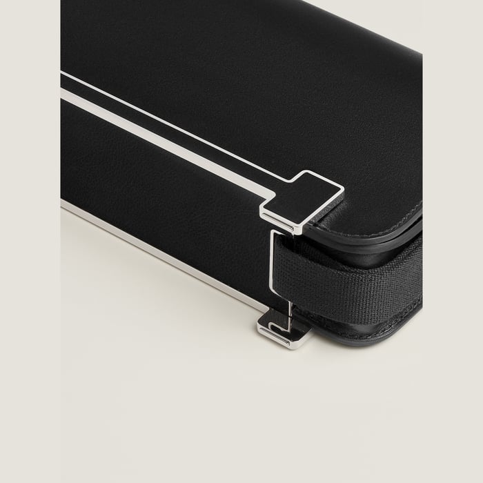 Noir Hermès Geta 슬림 백