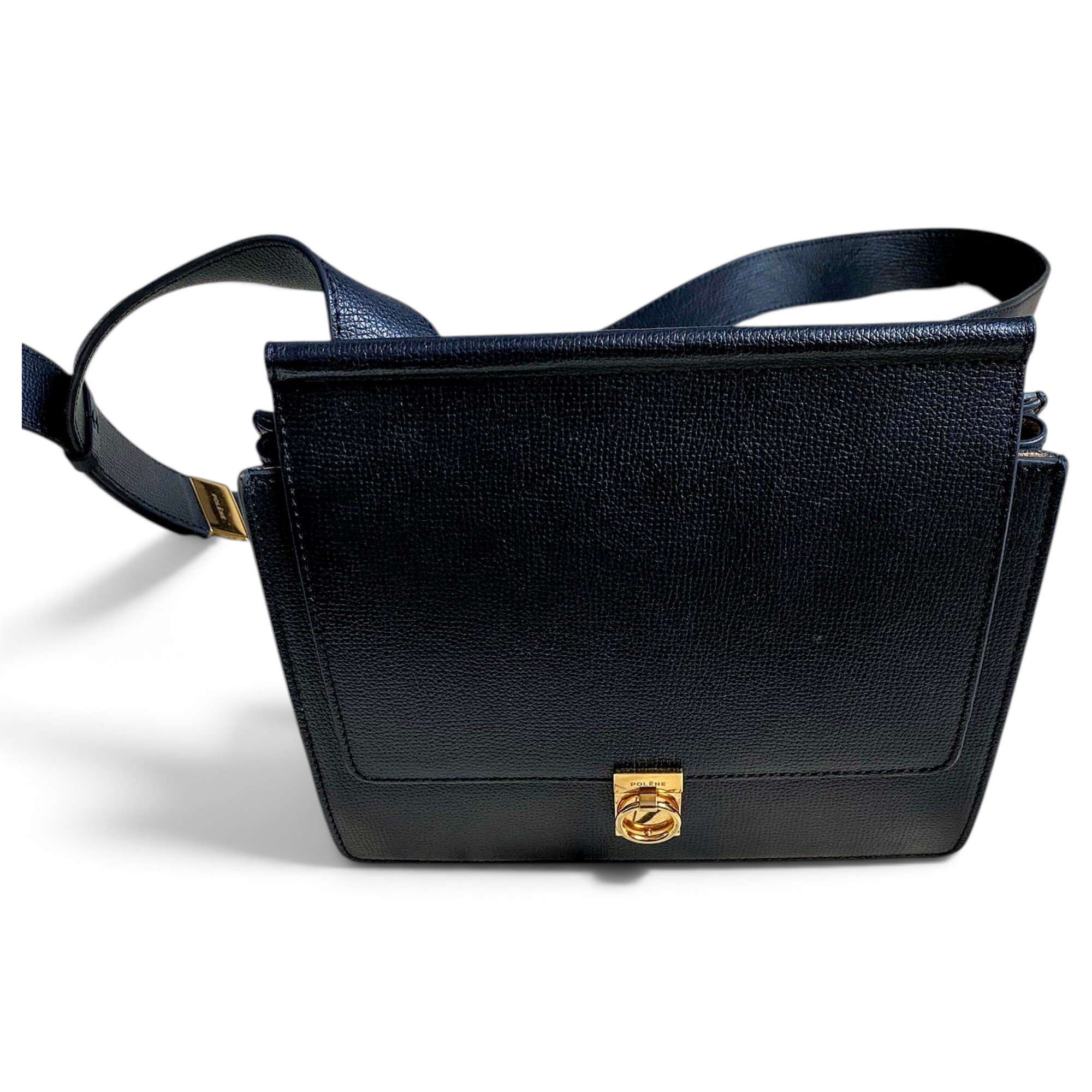 Numéro Sept leather crossbody bag