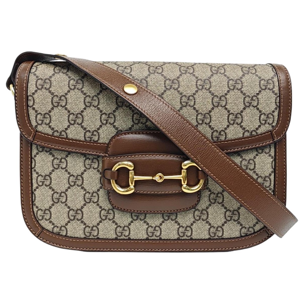 Handle Horsebit 1955 leather crossbody bag