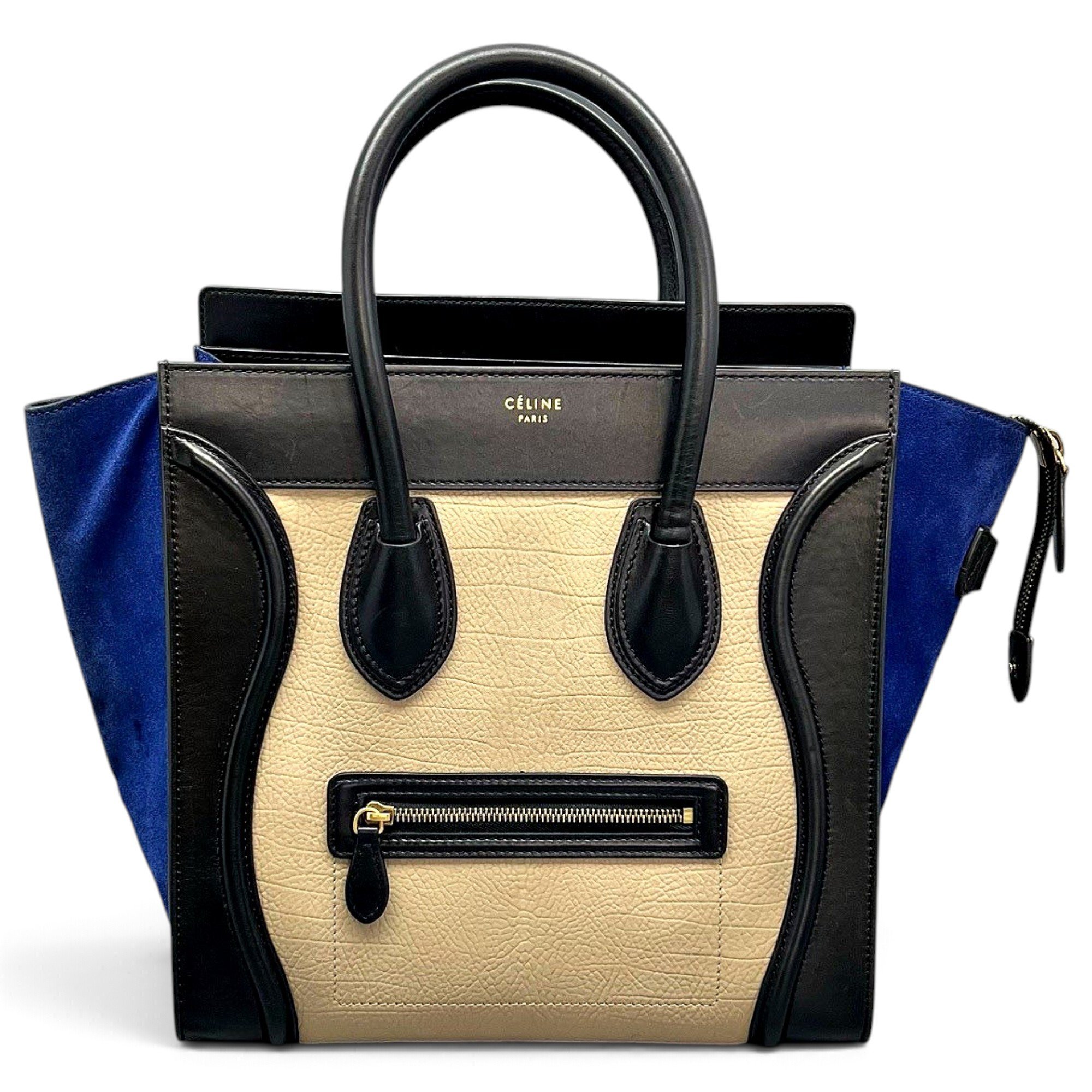 Luggage leather tote