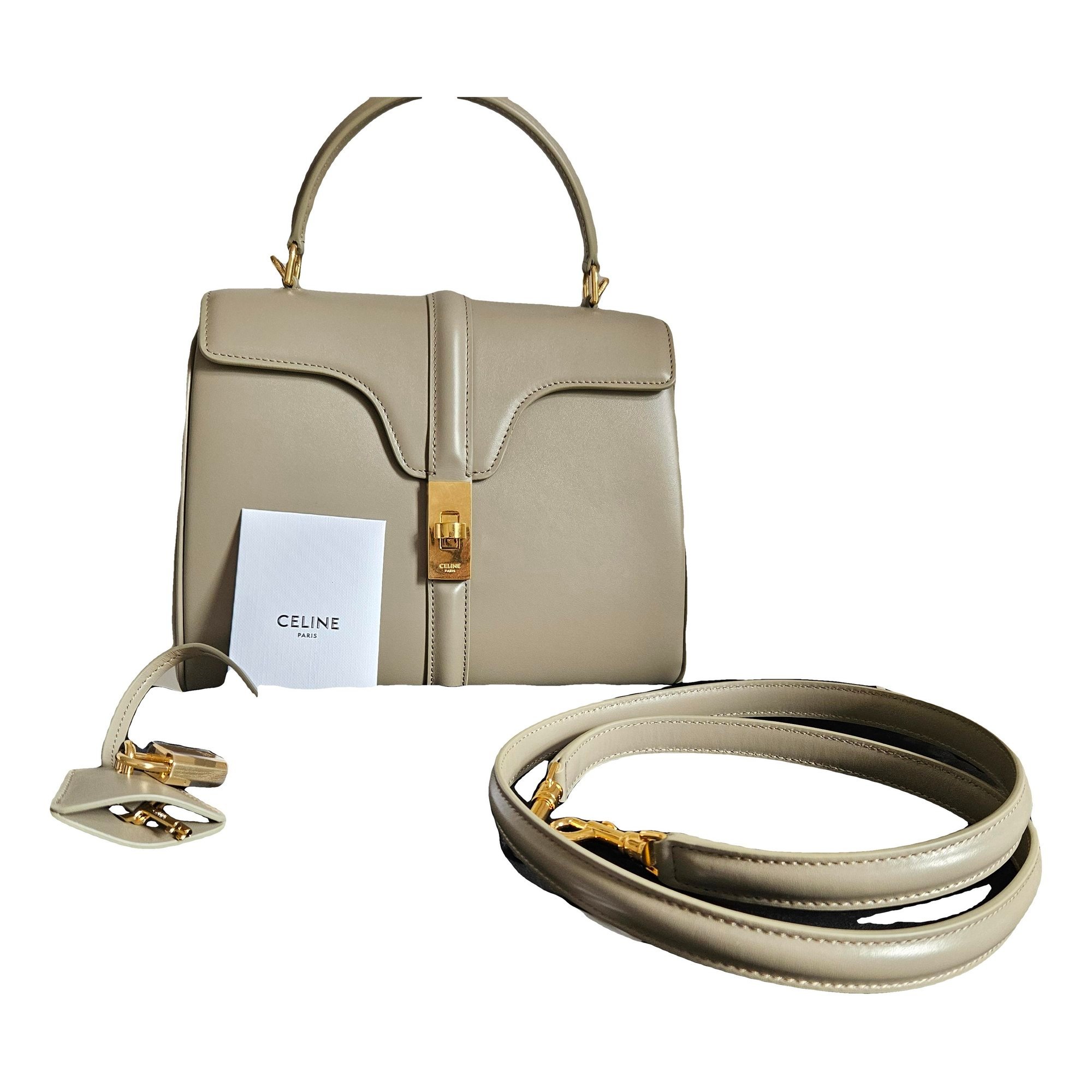 Sac 16 leather handbag