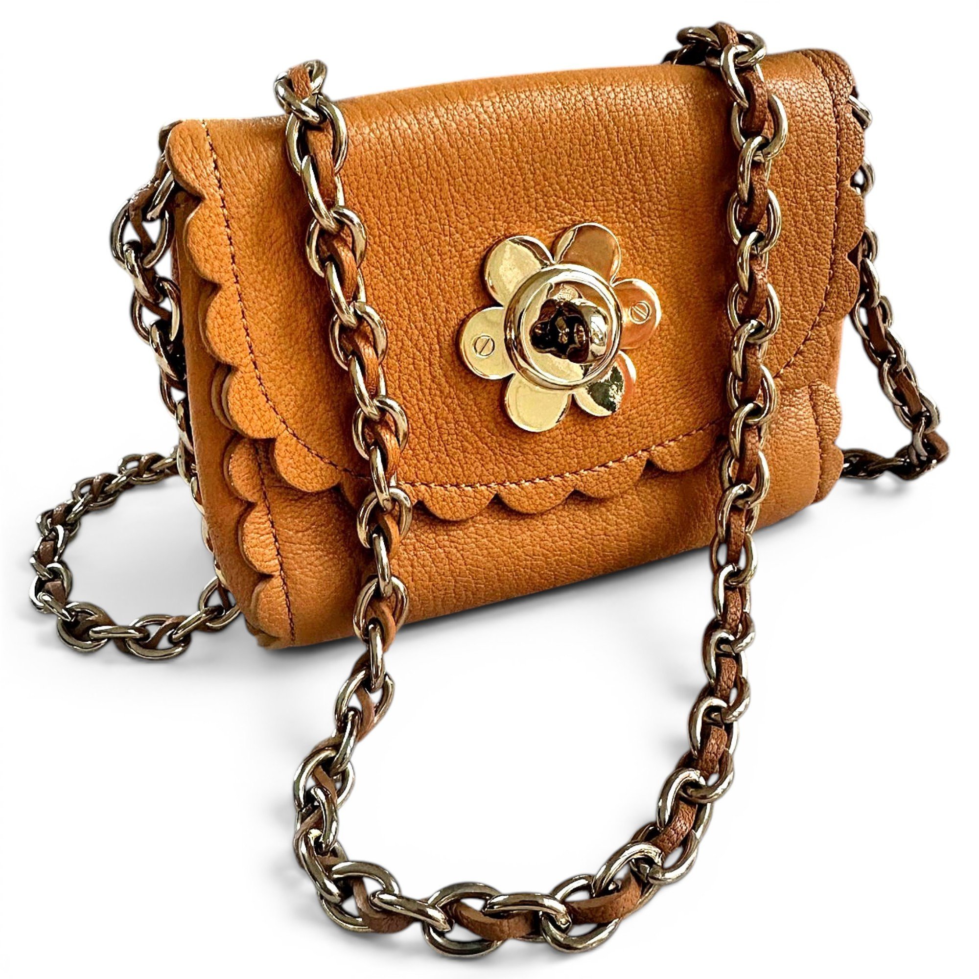 Leather crossbody bag