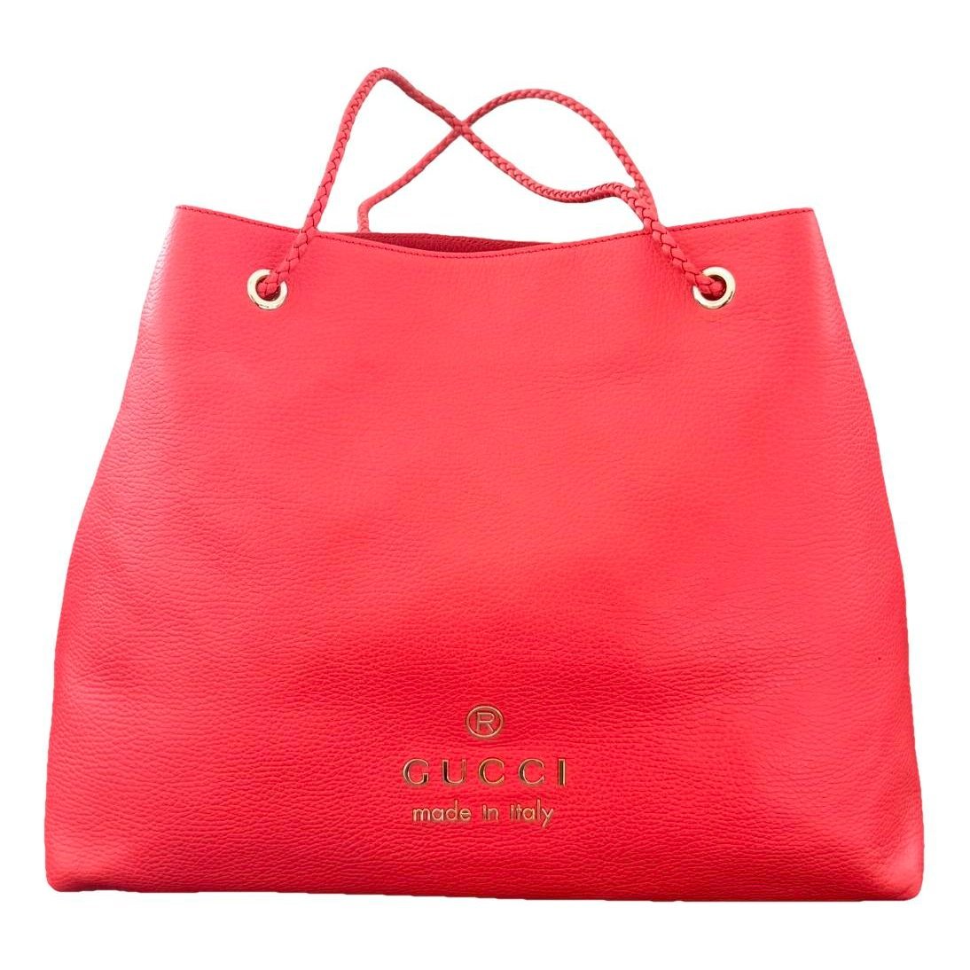 Leather tote