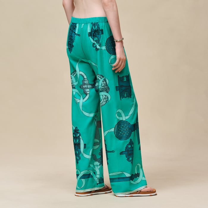 Vert Tourmaline "Ferronnerie Remix" Beach Pants