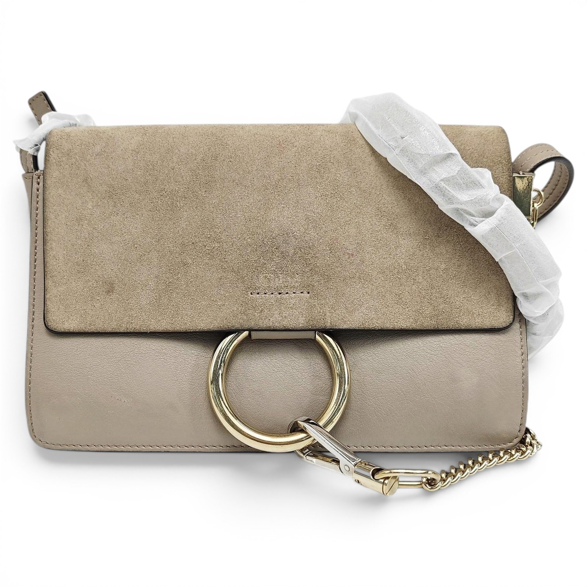 Faye leather handbag
